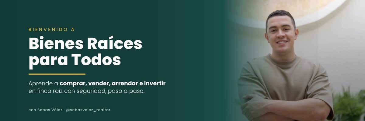 Banner del curso Bienes Raíces para Todos en el área de miembros